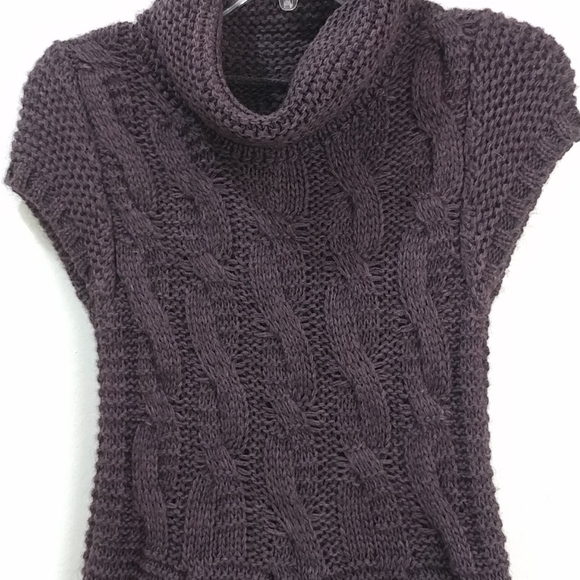 Purple sweater dress, Sz M - Picture 3 of 4